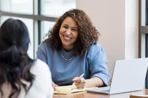 real estate agent acts as a confident representative for her clients